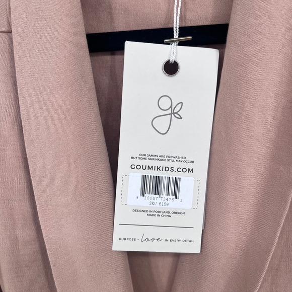 Goumi Women's Soft Bamboo Organic‎ Cotton Robe XS/S Brown NWT - Picture 7 of 11